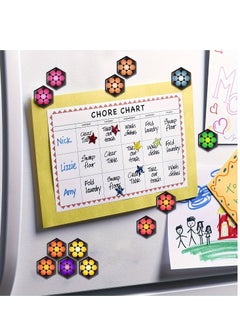 None/Brand 30Pack Decorative Magnets Art Fridge Magnets Cute Refrigerator Magnets Glass Magnets for Locker Whiteboard School Office and Kitchen  - Image 5