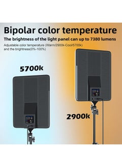 General 19-inch Led Camera Flat Light Mobile Phone Camera Photography Video Live Square Fill Light-Color:19 Inch Square Lamp  - Image 3