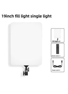 General 19-inch Led Camera Flat Light Mobile Phone Camera Photography Video Live Square Fill Light-Color:19 Inch Square Lamp  - Image 1