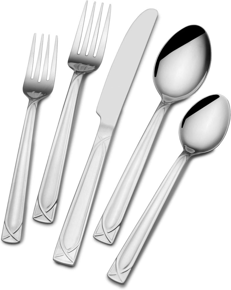 Pfaltzgraff Mabel 30Piece Flatware Set Silver