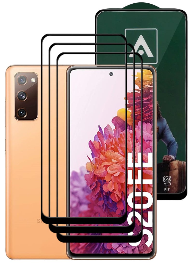 ACLIX 3 Pieces Antistatic ESD Dustproof Premium Quality High Definition Tempered Glass Screen Protector Designed For Samsung Galaxy S20 FE - Image 1