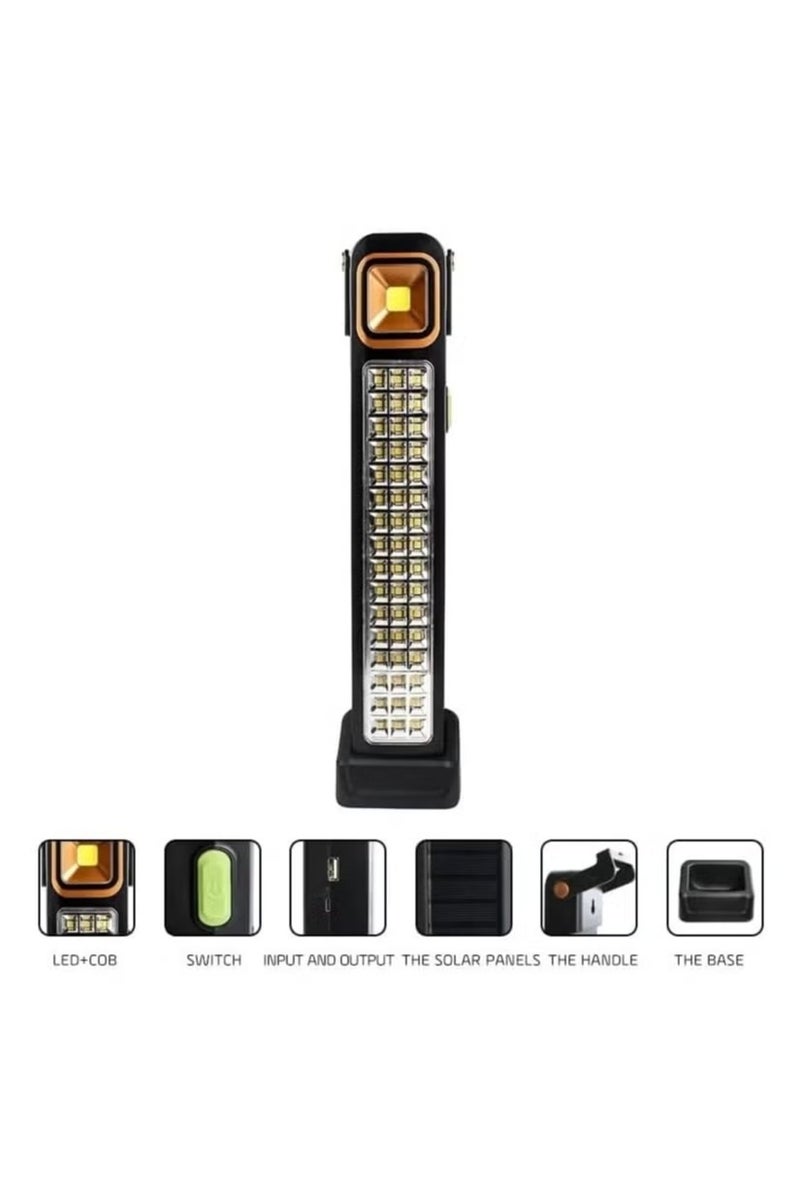PR903 Solar Charging Emergency LED Light – 45W Portable 48 LED Handheld Lantern with 5 Lighting Modes. - Image 3
