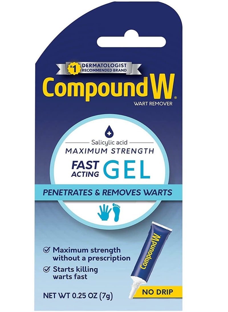 Compound W Maximum strength fast acting gel wart remover 