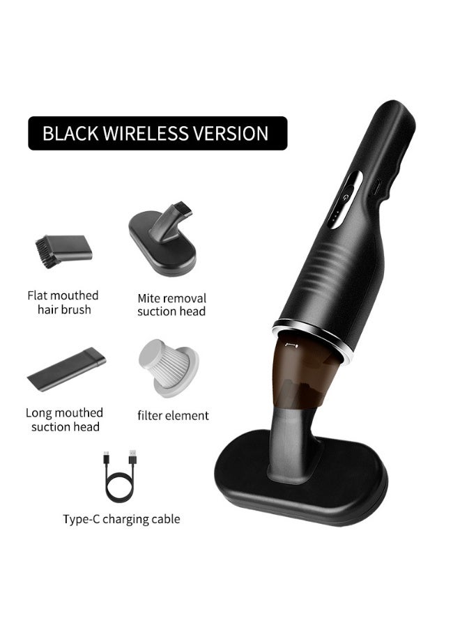 ايرس مكنسة كهربائية - مكنسة كهربائية محمولة يدوية بشحن لاسلكي للمنزل والسيارة، مزدوجة الاستخدام للتنظيف الجاف والرطب، قوة شفط عالية، جهاز تنظيف خفيف الوزن - Image 4
