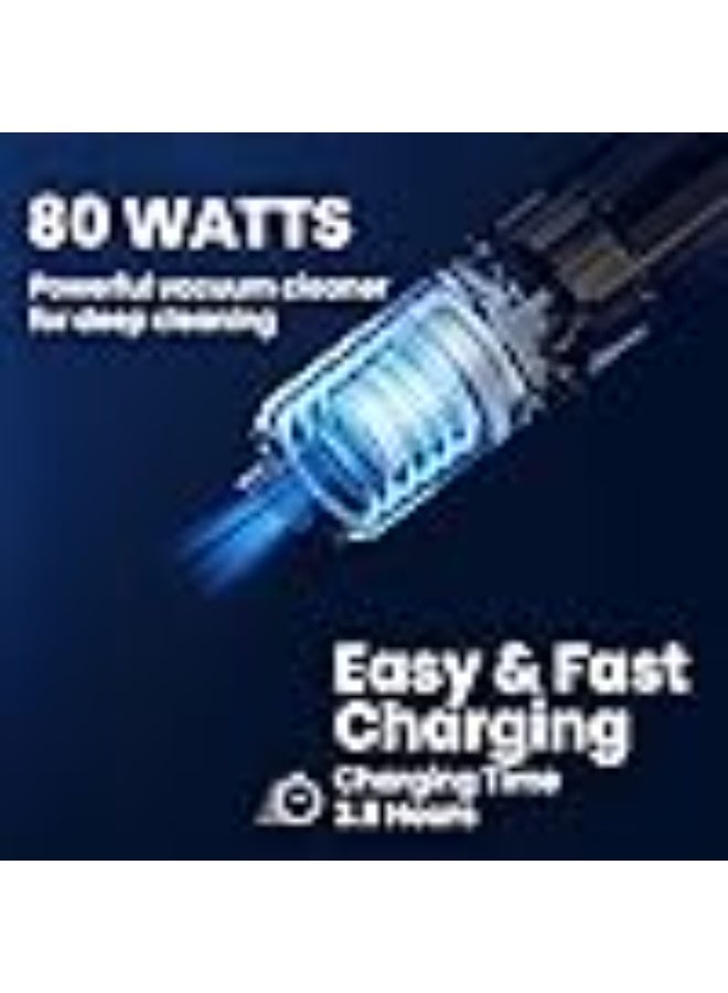 ايرس مكنسة كهربائية - مكنسة كهربائية محمولة يدوية بشحن لاسلكي للمنزل والسيارة، مزدوجة الاستخدام للتنظيف الجاف والرطب، قوة شفط عالية، جهاز تنظيف خفيف الوزن - Image 5