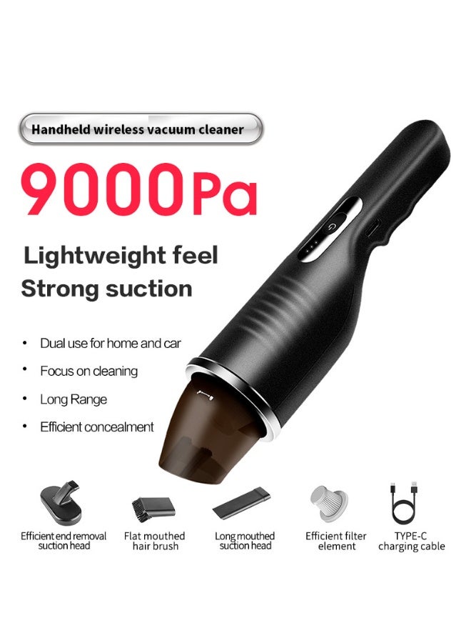 ايرس مكنسة كهربائية - مكنسة كهربائية محمولة يدوية بشحن لاسلكي للمنزل والسيارة، مزدوجة الاستخدام للتنظيف الجاف والرطب، قوة شفط عالية، جهاز تنظيف خفيف الوزن - Image 2