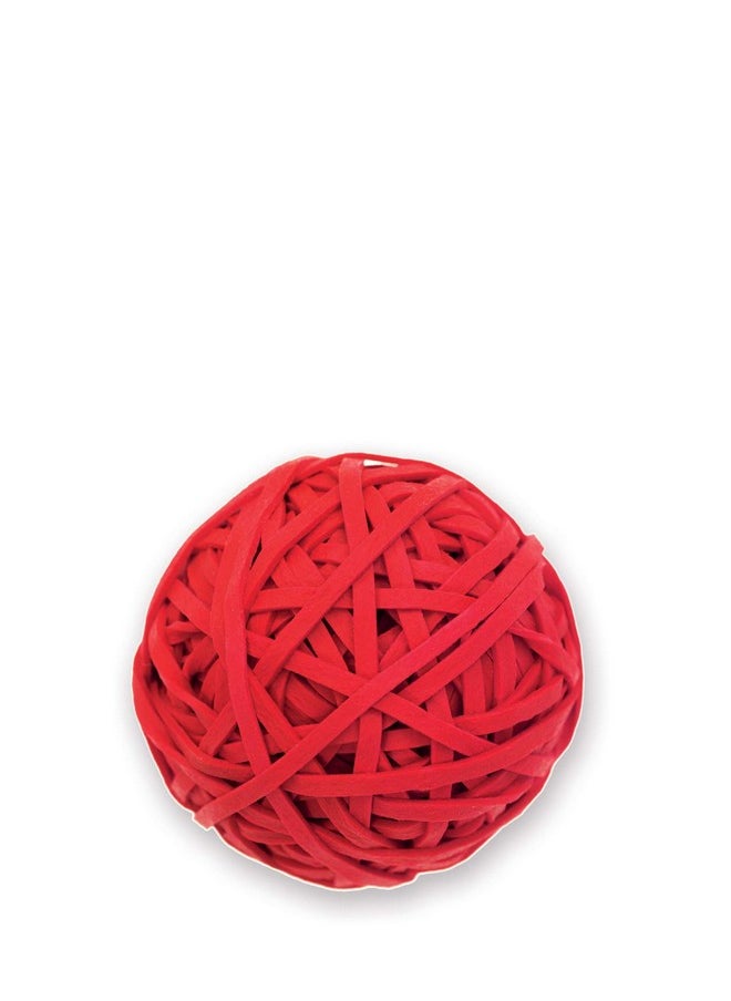 Better Office Products - 200 Bright Red Rubber Bands, Size 33, 200/Bag - Image 1