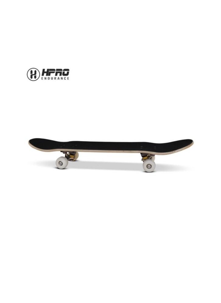 H PRO - Pro Skateboard Complete Pro Skateboard 9 Layer Maple Wood Adult Tricks Skate Board Skate Board For Boys And Girl, Assorted Designs - Image 1