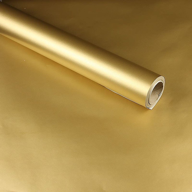 HOME13™ Vinyl Matellic Car Wrap Sticker Sheet Roll Air Release Bubble Free Wrap Sticker (12x100 Inches, Gold Metallic) - Image 5