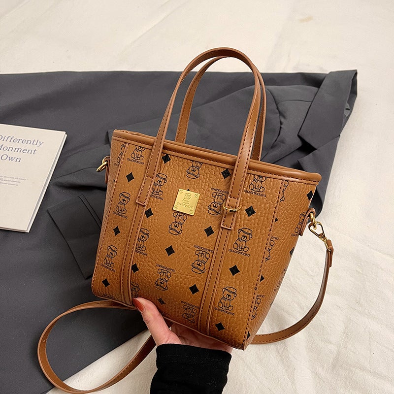 Super Popular Niche Bags For Women Fashion Versatile Crossbody Bag Trendy Handbag Bucket Bag Color-Blocking - Image 1