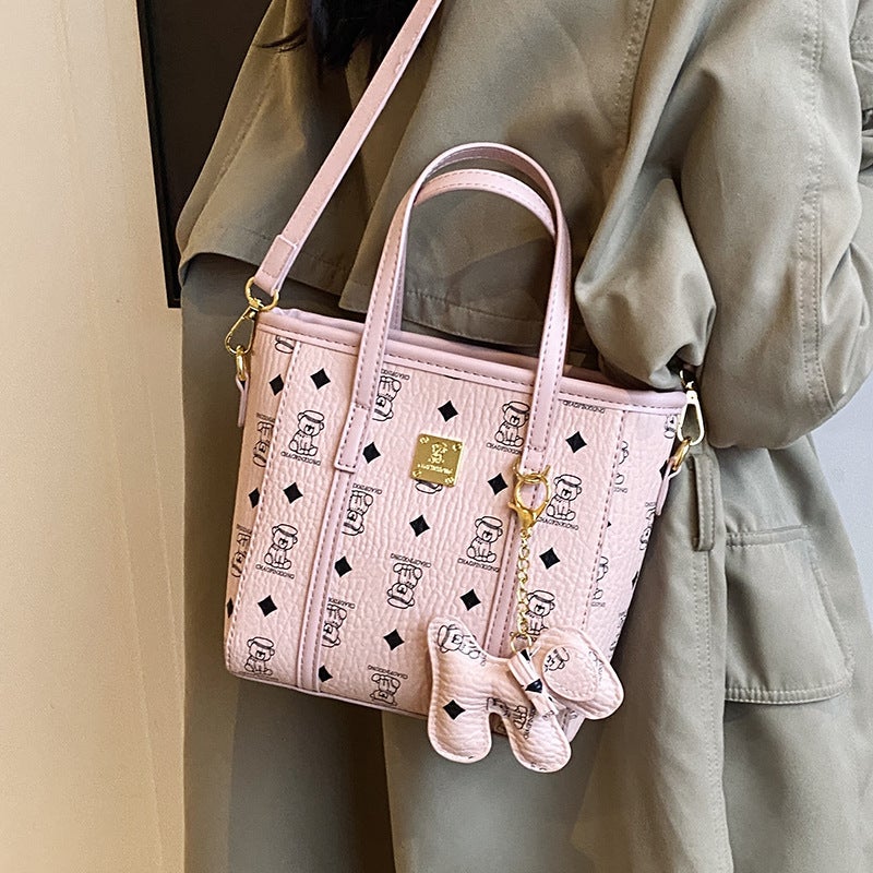 Super Popular Niche Bags For Women Fashion Versatile Crossbody Bag Trendy Handbag Bucket Bag Color-Blocking - Image 5