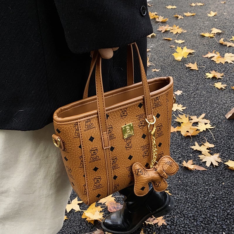 Super Popular Niche Bags For Women Fashion Versatile Crossbody Bag Trendy Handbag Bucket Bag Color-Blocking - Image 4