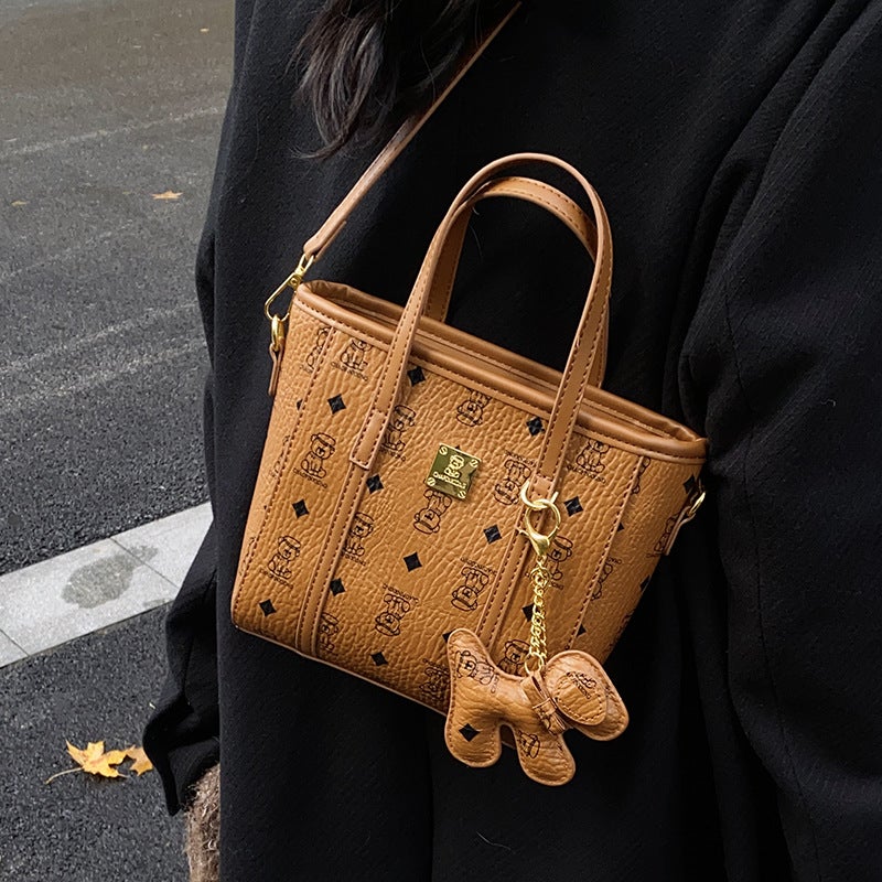 Super Popular Niche Bags For Women Fashion Versatile Crossbody Bag Trendy Handbag Bucket Bag Color-Blocking - Image 3
