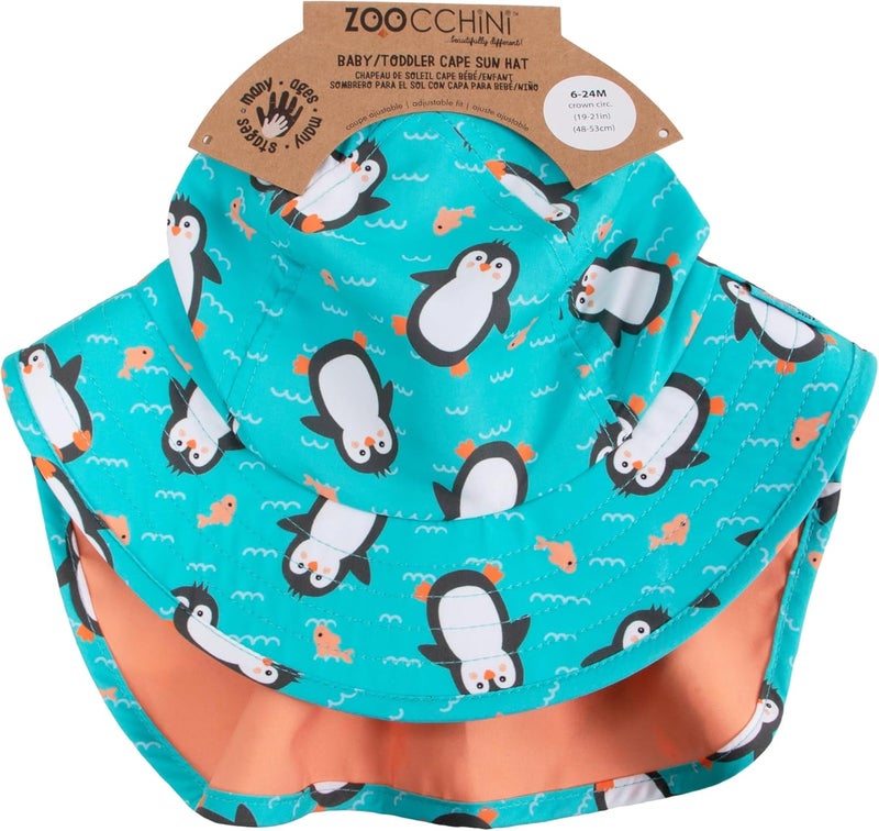 Zoocchini Baby Boys Parker Il Pinguino Bucket Hat - Image 4