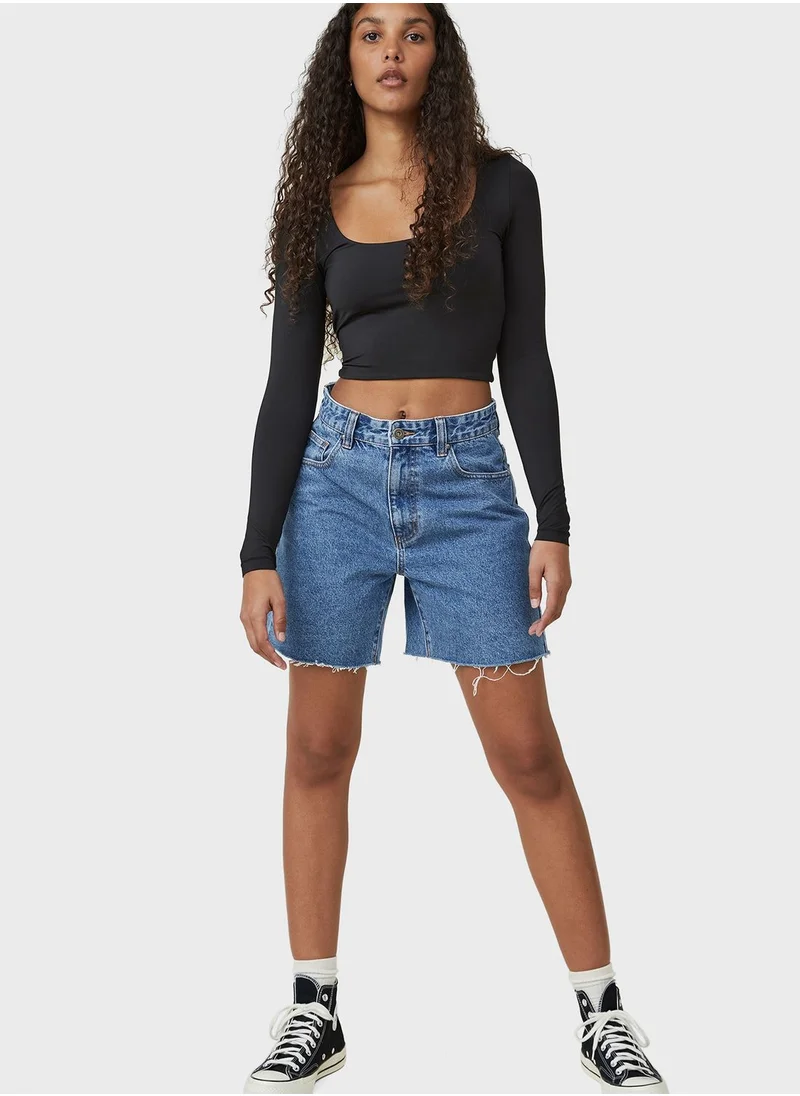 Cotton On Scoop Neck Crop Top