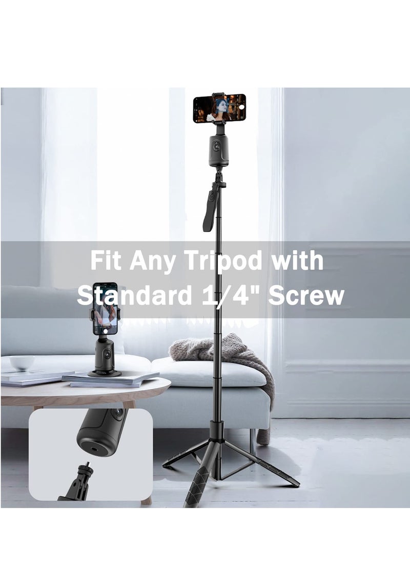 فيبارتي ذكي 360 درجة تتبع الوجه التلقائي Gimbal Desktop Selfie Stabilizer Robot Cameraman مع عدسة قابلة للتعديل قاعدة ثابتة حامل هاتف للهواتف الذكية Vlog Live Streaming Video Chat  - Image 5