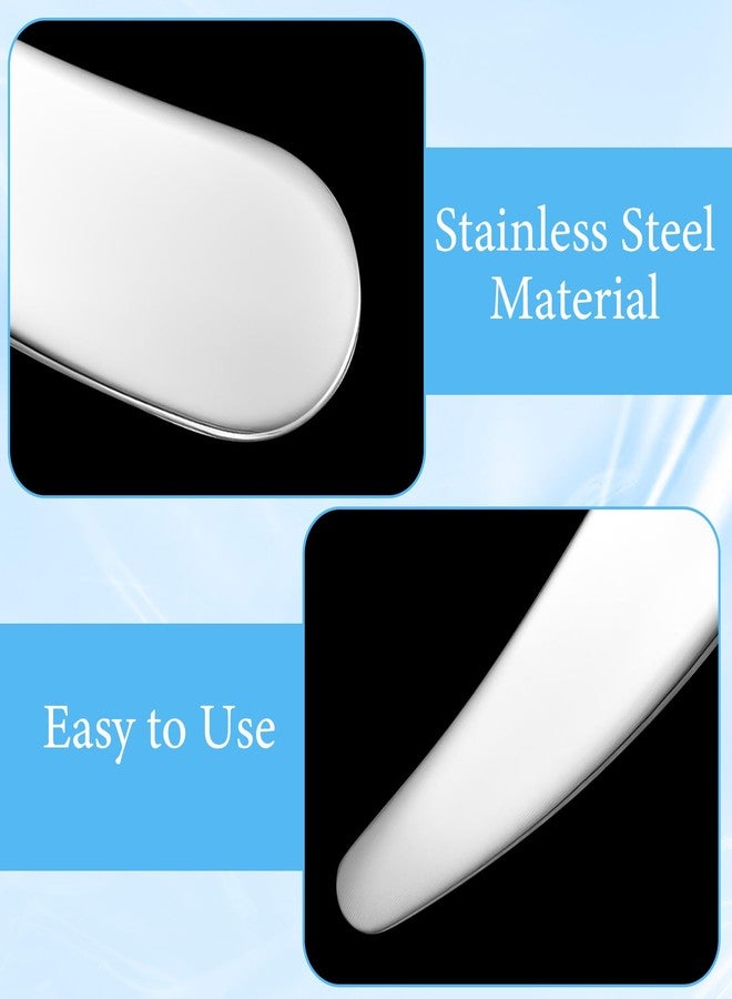 Thrymme 4PCS Skincare Spatula, Mini Face Cream Spatula for Cosmetics, Reusable Skincare Scoop for Mixing Sampling Cream Eye Face - Image 3