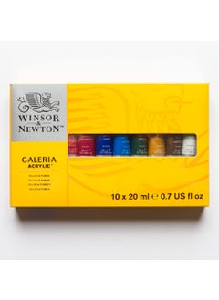 WINSOR & NEWTON Winsor & Newton Galeria Acrylic 10 x 20ml Tube Paint Set  - Image 4
