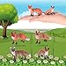 Zomiboo 16 Pcs Fox Toy Figures Set Red PVC Plastic Toys Realistic Miniature Mini Red Wild Fox Figurine Set for Collection Home Decor Accessories Cake Toppers Decoration - Image 4