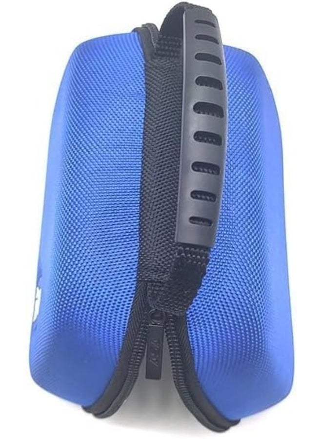 ASA Portable Handbag Storage Case for PS5 Console Blue with Shockproof Hard Shell Protective Cover with Inner Pocket for Dual Sense Wireless Controller Charger 2023  - Image 3