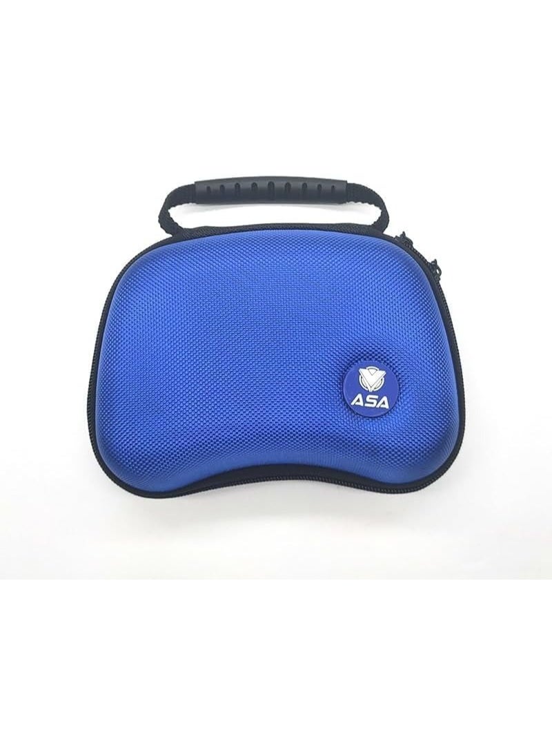 ASA Portable Handbag Storage Case for PS5 Console Blue with Shockproof Hard Shell Protective Cover with Inner Pocket for Dual Sense Wireless Controller Charger 2023  - Image 2
