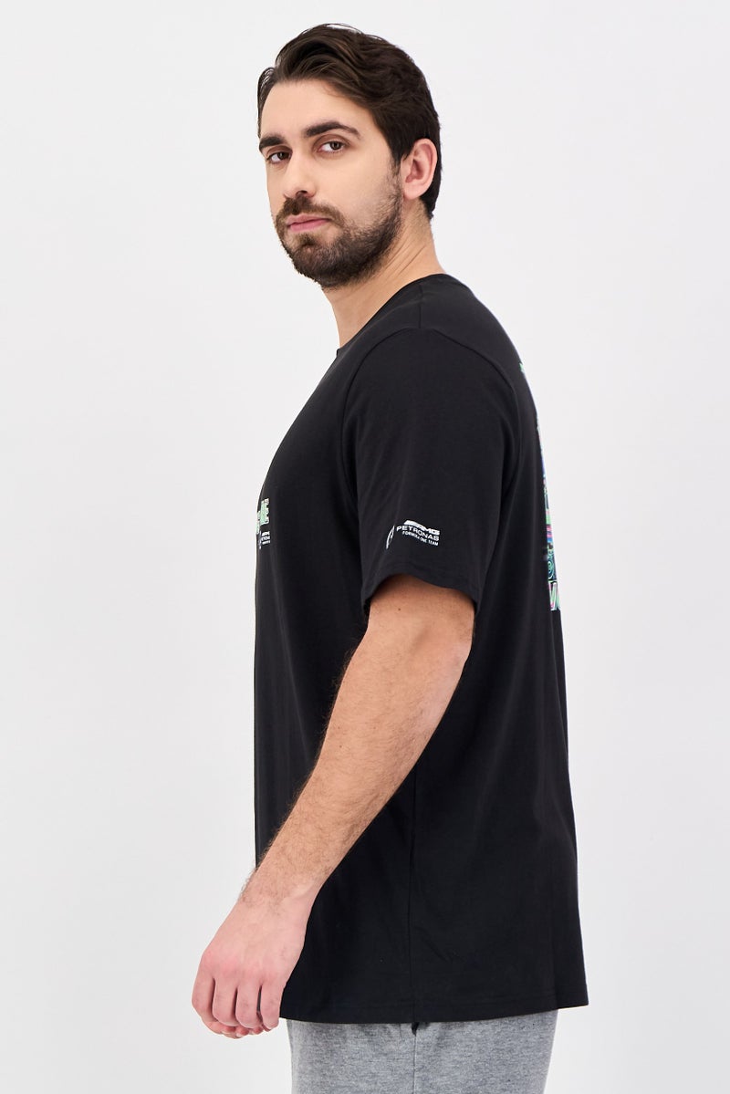 Puma x AMG Petronas Formula One Team Men Sportswear Fit Outdoor T-Shirt, Black - Image 4