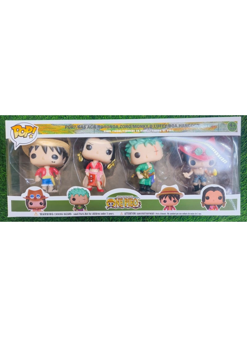 Funko Pop One Piece And Friends 4 FIGURES - Image 1
