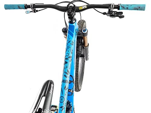 All Mountain Style Bike Frame Protector Extra - Universal Fit, 10-Piece Set for Down Tube, Chainstay, Cable Wear, High-Impact Honeycomb PVC - Image 3