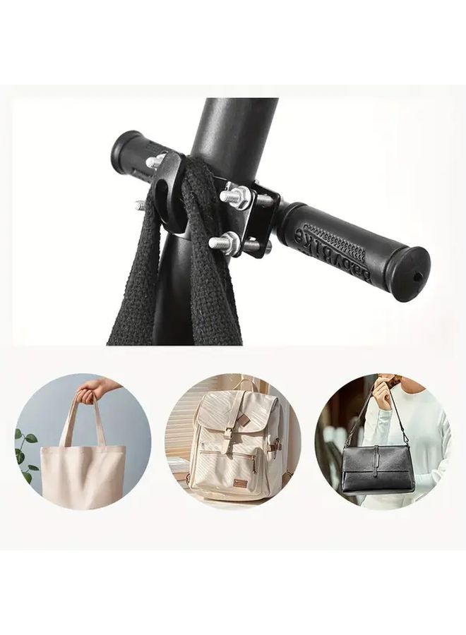 Upgraded Adjustable 2 In 1 Electric Scooter Handlebar Grip Holder With Hook - Image 1