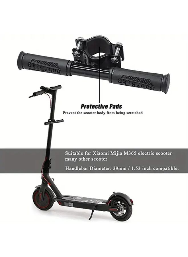 Upgraded Adjustable 2 In 1 Electric Scooter Handlebar Grip Holder With Hook - Image 5