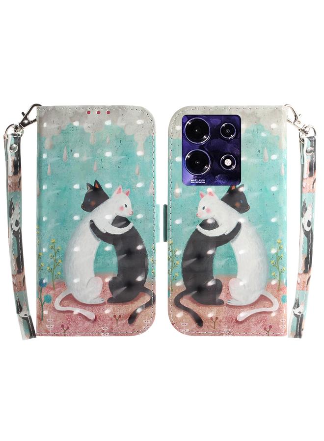 Zaboon Case For Infinix Note 30 3D Colored Horizontal Flip Leather Phone Case - Image 1