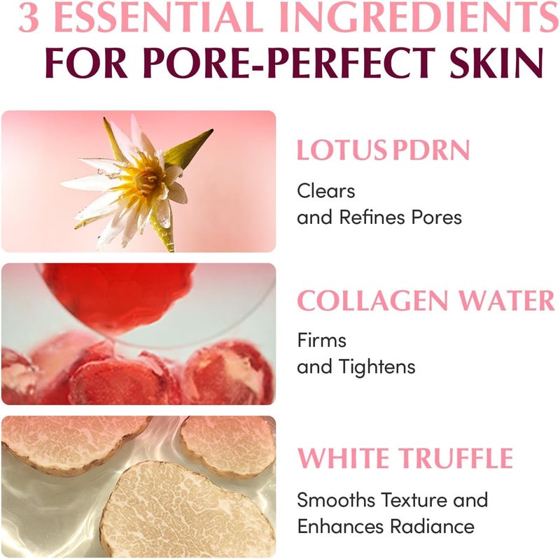 eqqualberry Collagen Tonic Patches for Tightening Pores - Korean Pore Tightening Patches with Deep Absorbing Collagen, Moisturizing & Firming Formula, 140ml (60 Pads) - Image 4