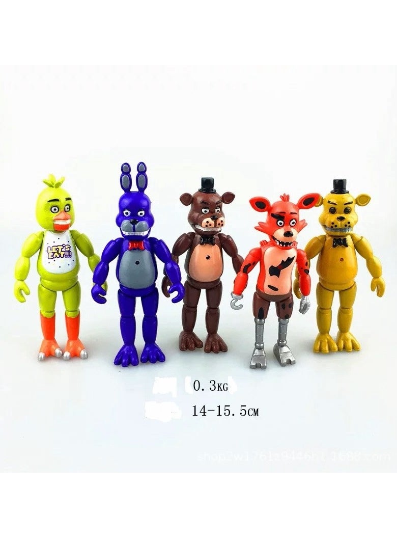 Y&D مجموعة لعب الحريم المكونة من 5 قطع من POP Teddy Bear&#39;S Five-Night Harem 