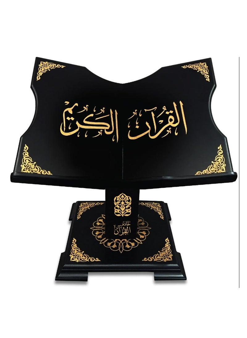 REBENUO Holy Quran Stand holder Suitable for quran recitation while sitting on Floor.(Black) - Image 3