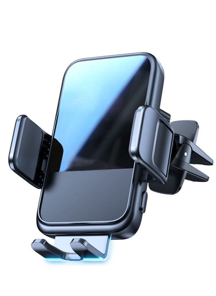 Generic - Wireless Car Charger Mount Car Phone Holder Mount Wireless Charging for iPhone 14/13/12/11/X/8 Series 【AUTO MOVING COIL】 Wireless Charger for Car Compatible with Galaxy S22/S21/S20 Note 20/10 - Image 1