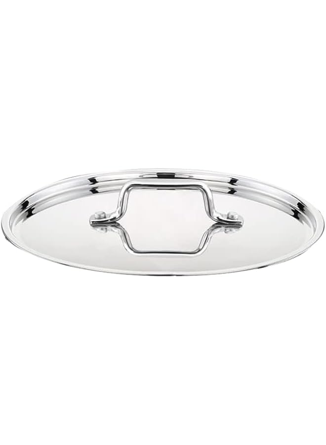 بوهارا 118971 أدوات مطبخ من الفولاذ المقاوم للصدأ على الطراز الهندي، مقلاة، قطر 24 سم - Image 2