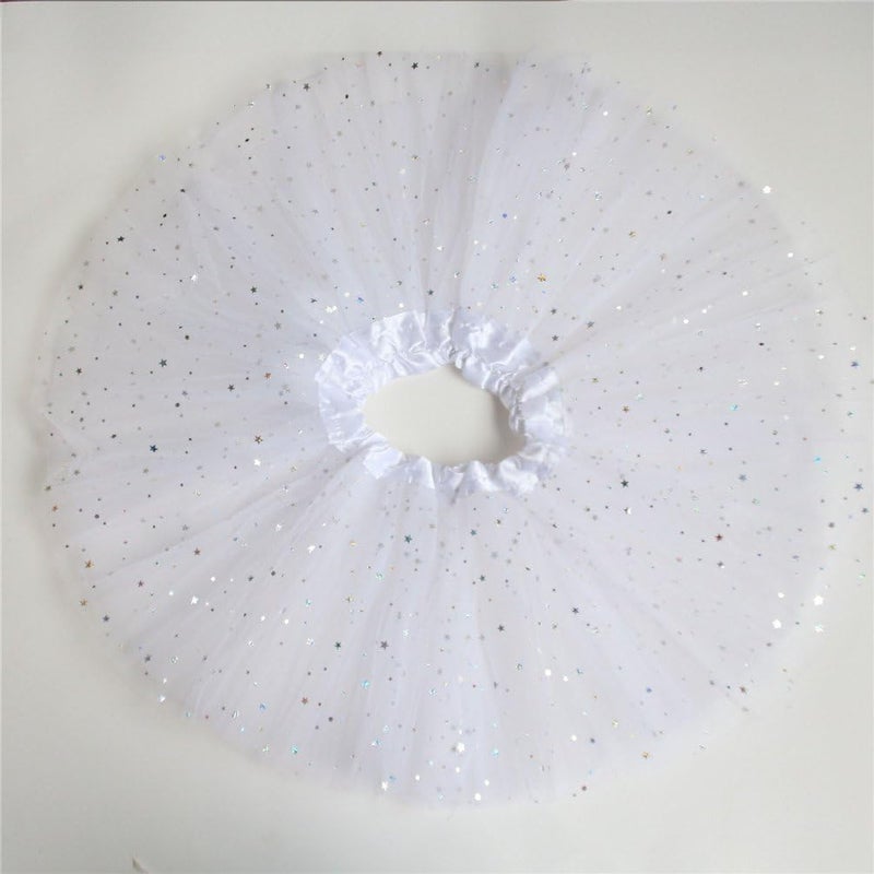 Rysly Store Girls Sparkle Tutus Princess Ballet Dance Layered Tulle Tutu Skirts,2-8T - Image 4