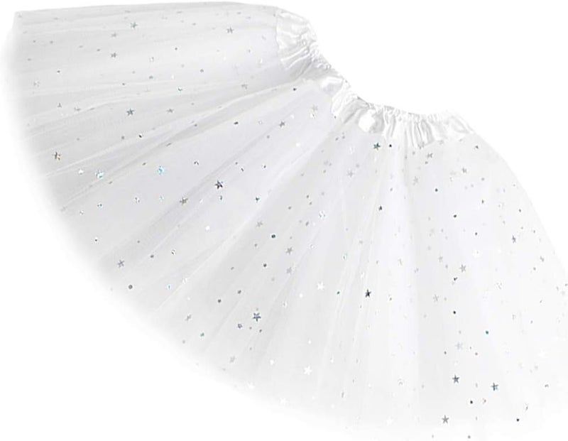 Rysly Store Girls Sparkle Tutus Princess Ballet Dance Layered Tulle Tutu Skirts,2-8T - Image 1