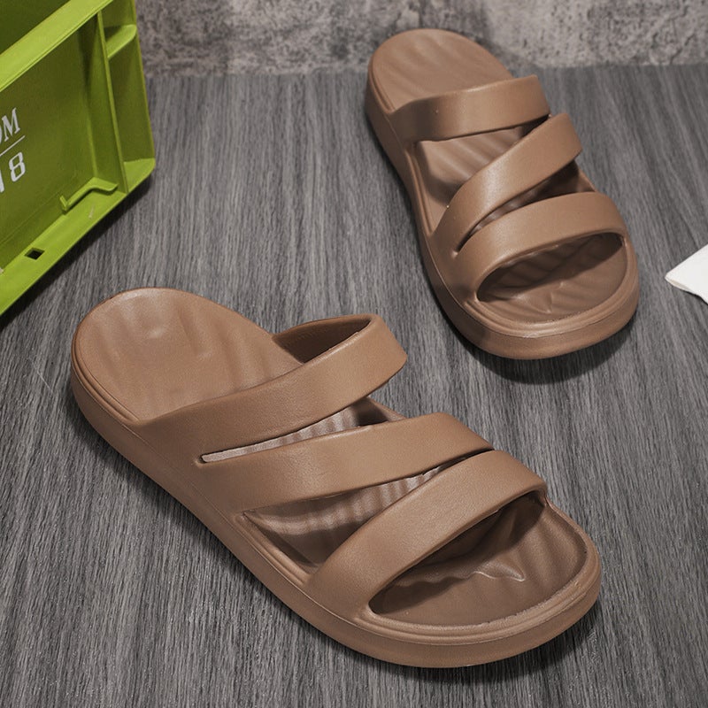 شباح نسائي كبير الحجم ناعم من الإيفا صيفي أسود كاكي - Image 2