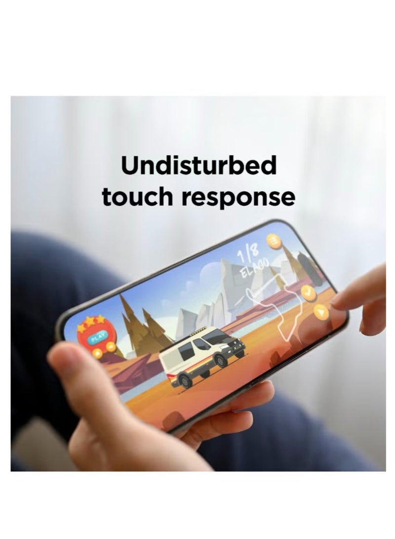 Original Privacy Screen Protector for Samsung Galaxy A24/A25 - Anti-Static Glass with ESD Privacy, 9H Hardness, Anti-Peep, Dust-Proof, Super Smooth Touch - Image 5