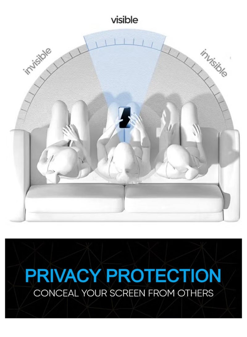 Original Privacy Screen Protector for Samsung Galaxy A24/A25 - Anti-Static Glass with ESD Privacy, 9H Hardness, Anti-Peep, Dust-Proof, Super Smooth Touch - Image 3