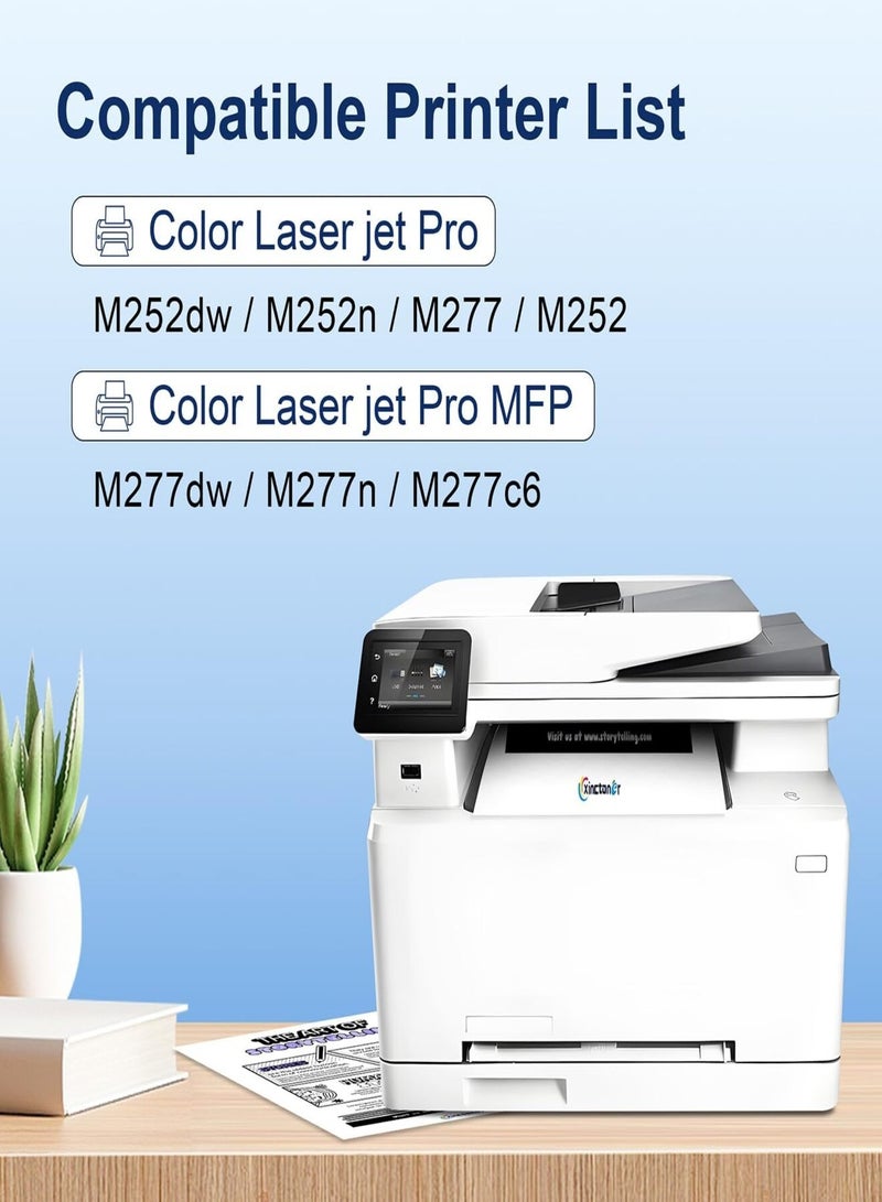 CF400A (201A) Toner - Black - Compatible with HP Color LaserJet Pro M252 and MFP M277 Printers - Image 2