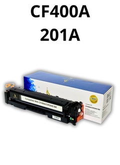 Premium Premium CF400A (201A) Toner - Black - Compatible with HP Color LaserJet Pro M252 and MFP M277 Printers  - Image 1