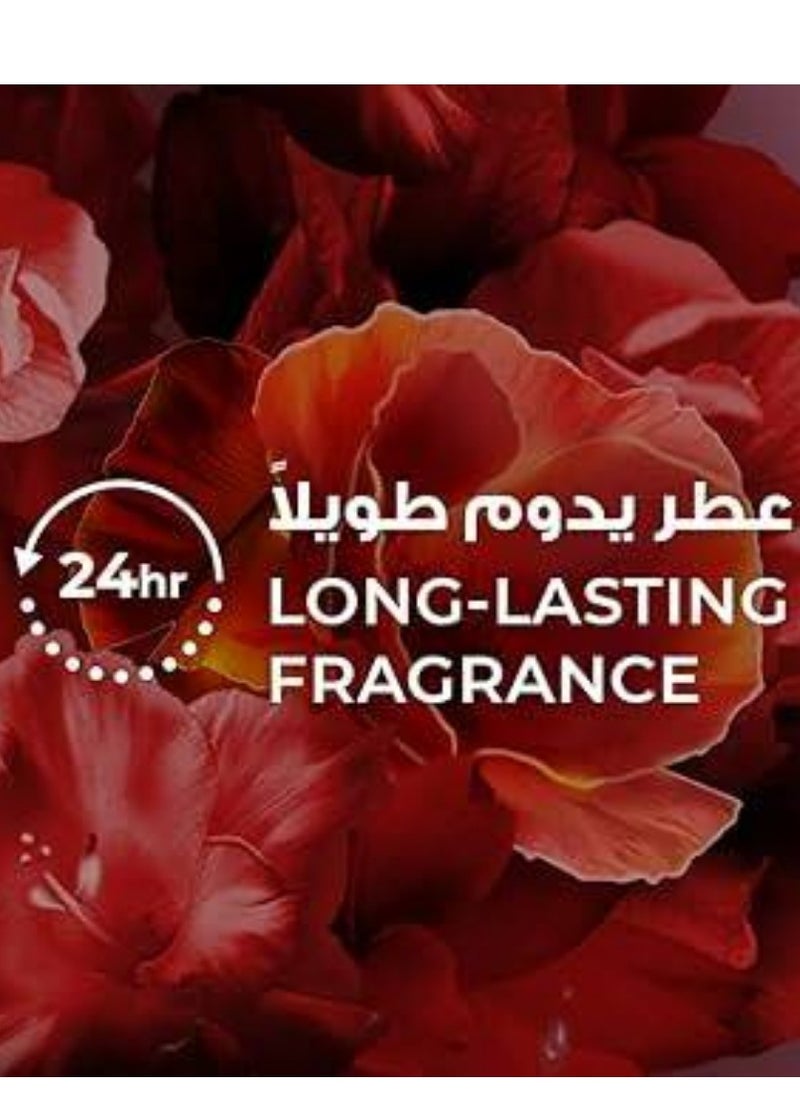 Lux - Lux Shower Gel Romantic Hibiscus + Lofa Multi Color 250Ml - Image 1