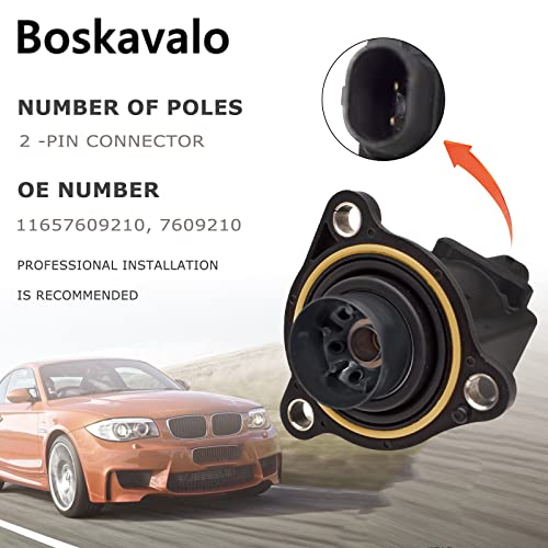 Boskavalo 11657609210 Solenoid Valve For BMW E84 E89 F07N F10 5 F30 3 F36 Turbocharger Intercooler-Valve Pressure Turbocharger - Image 4