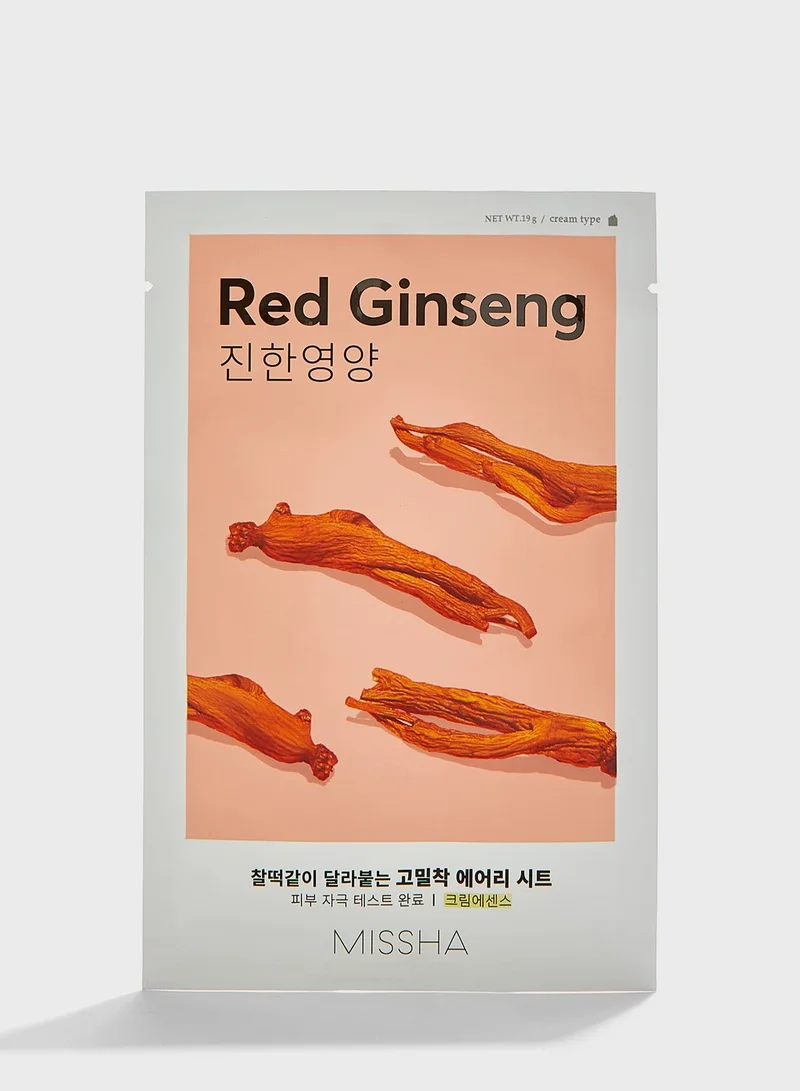 Missha Airy Fit Sheet Mask Red Ginseng