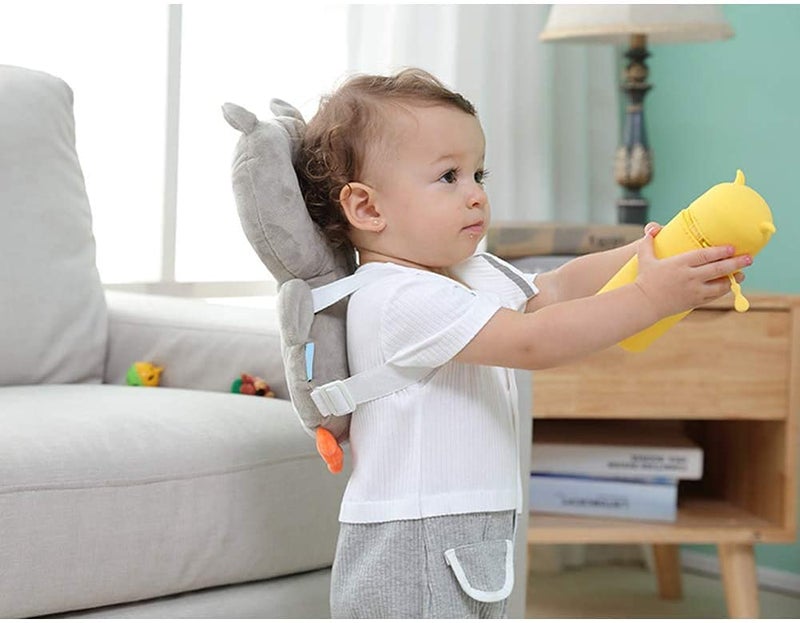 Kixre Kixre Head Protector Backpack Adjustable Toddler Head Pillow Owl Shape Cute Baby Pillow Baby Accessory for Baby Walk Head Protector Head Protection - Image 2