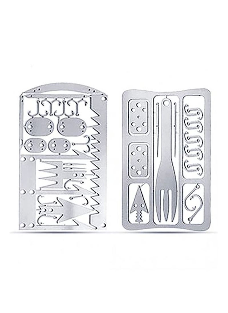 Generic Champing, Fishing and Trekking Card- 2 Pcs  - Image 1
