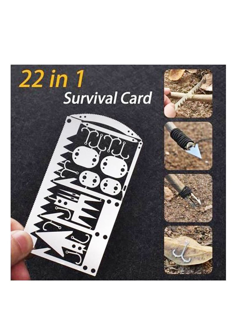 Generic Champing, Fishing and Trekking Card- 2 Pcs  - Image 2