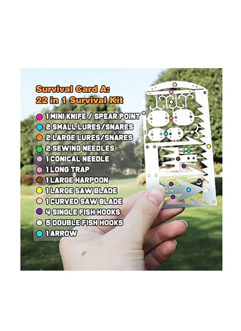 Generic Champing, Fishing and Trekking Card- 2 Pcs  - Image 3